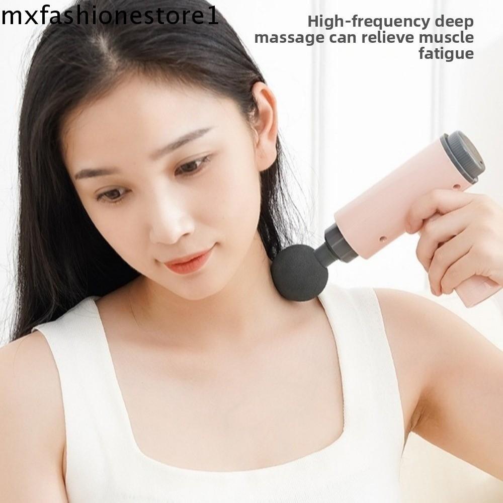 MXFASHIONE Massagem Muscular | Mini Massageador Elétrico De Fáscia De Percussão Profunda Com Vibração De Alta Frequência