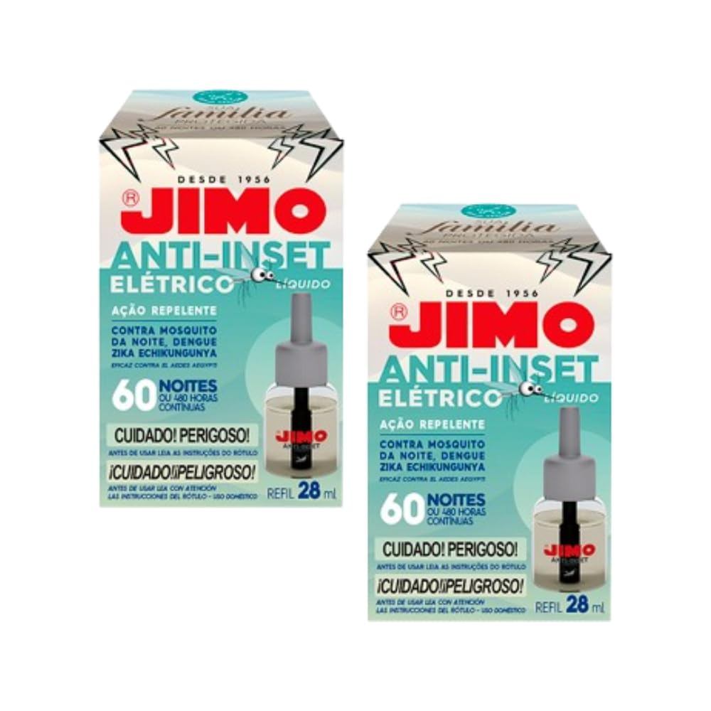 Kit 2un Anti-Inset Refil Líquido 60 Noites - JIMO