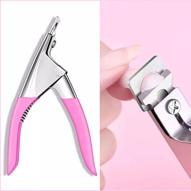 Alicate Cortador De Tips Unha Postiça Acrigel Alongamento De Unhas Profissional