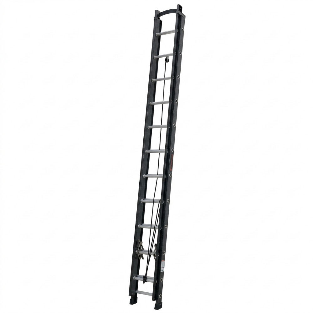 Escada Extensível Profissional Fibra de Vidro 3,60m a 6,00m 150kg Síntese