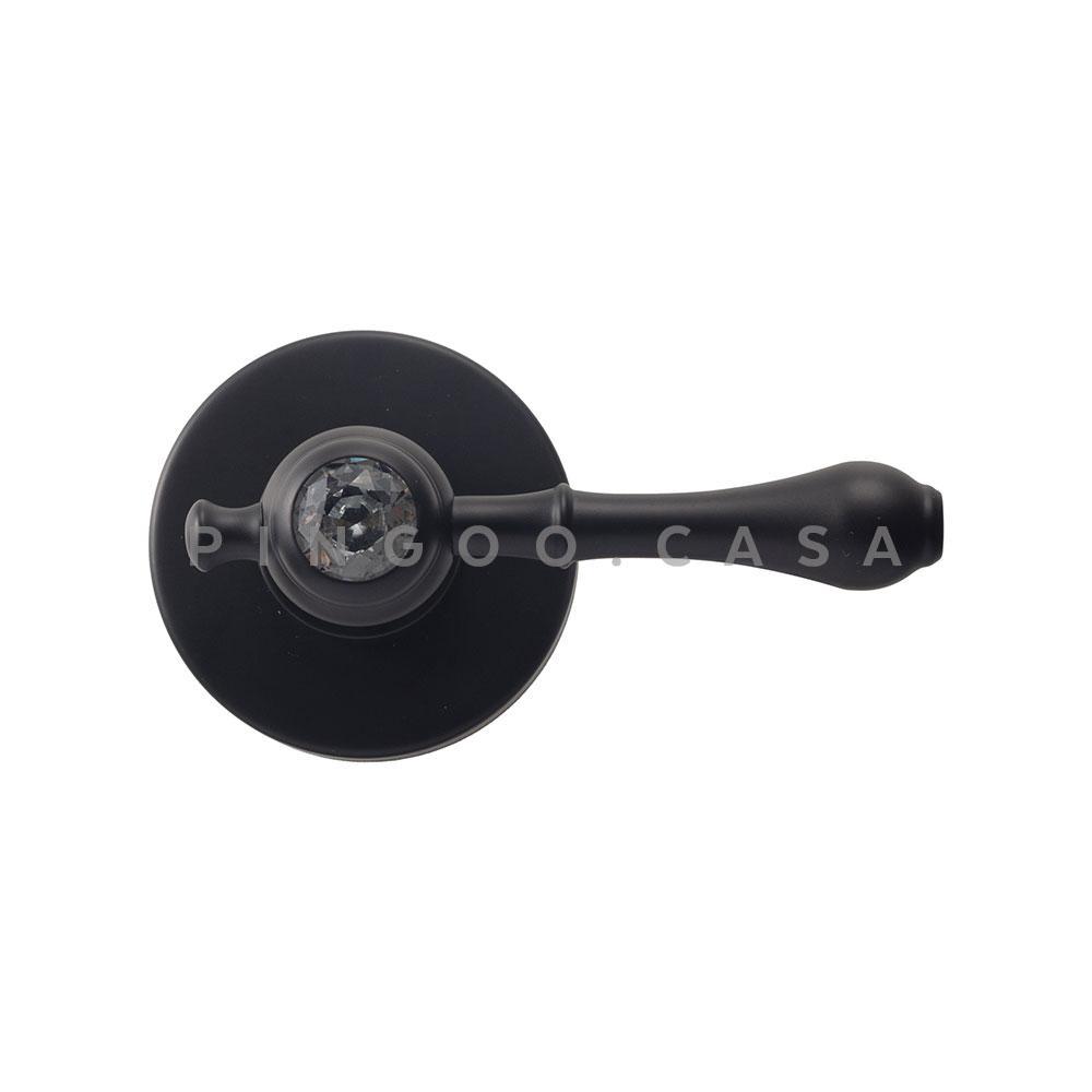 Acabamento De Registro Para Banheiro Subaé Pingoo - Preto · foto 2