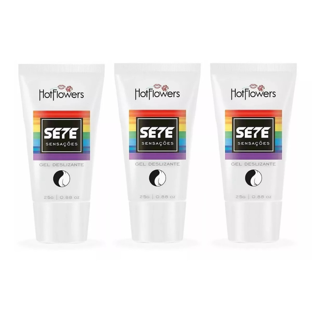 kit 3 Lubrificantes Intimos Gel Sete 7 Sensações em Oferta na Shopee