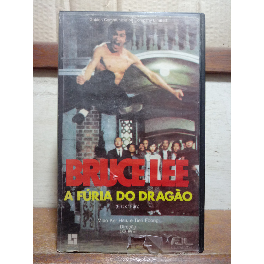 Vhs Bruce Lee A Fúria Do Dragão