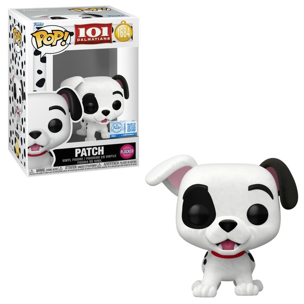 Boneco Funko Pop! Exclusivo Disney 101 Dálmatas - Patch (Flocked) em Oferta na Shopee