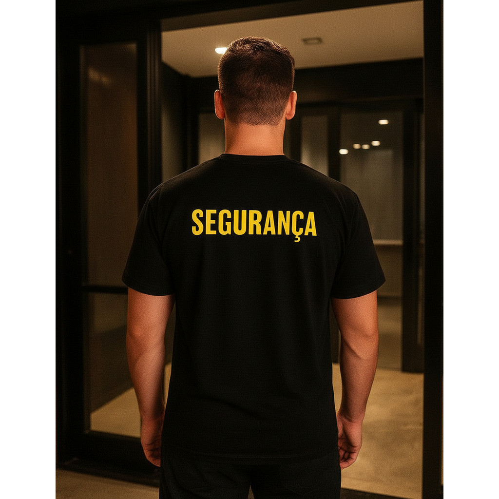 Camisa Segurança Profissional Vigilante Vigia Escolta Bt811