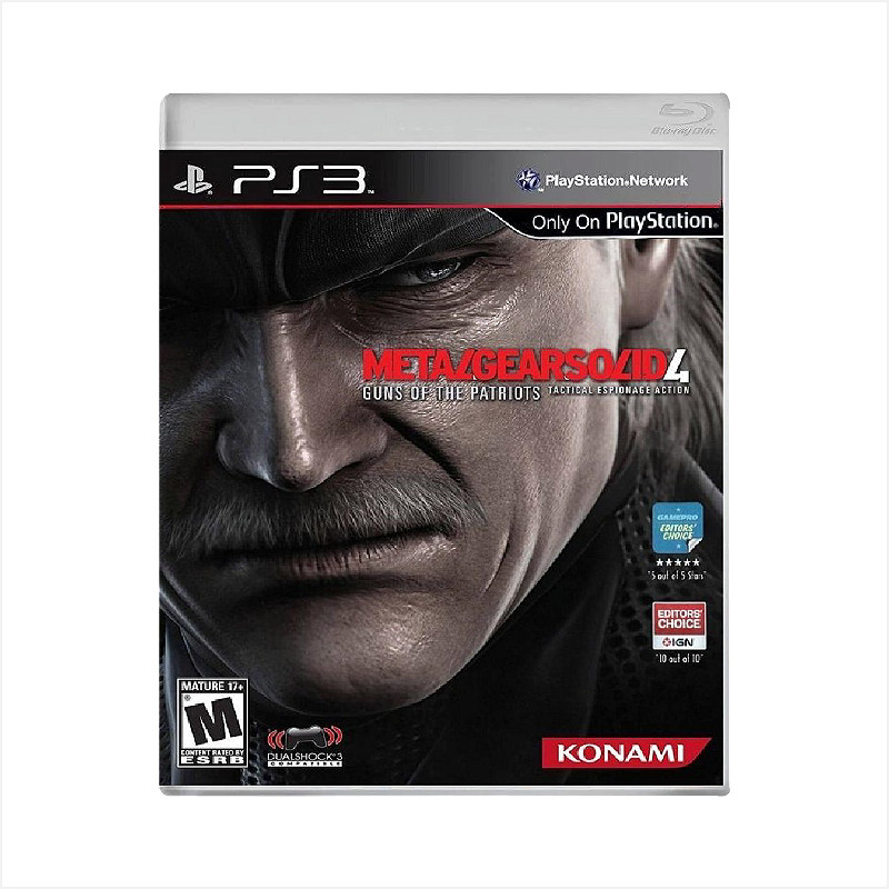 Jogo Metal Gear Solid 4 Guns of the Patriots - Usado -  PS3
