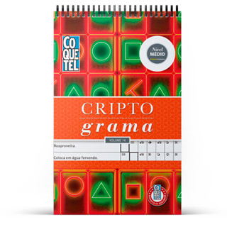 Livro Coquetel Espiral Criptograma Vol. 14: Nível Médio em Oferta na Shopee