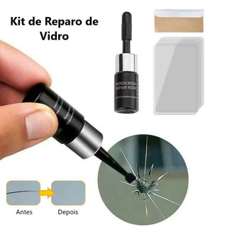 Kit Resina Reparador De Vidros Parabrisas Telas Trincados LULU