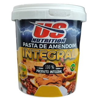 Pasta de Amendoim Integral 1Kg US em Oferta na Shopee