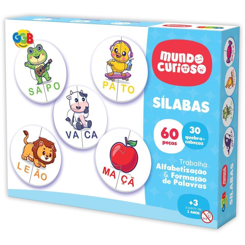Brinquedo Pedagogico Silabas 60 PCS