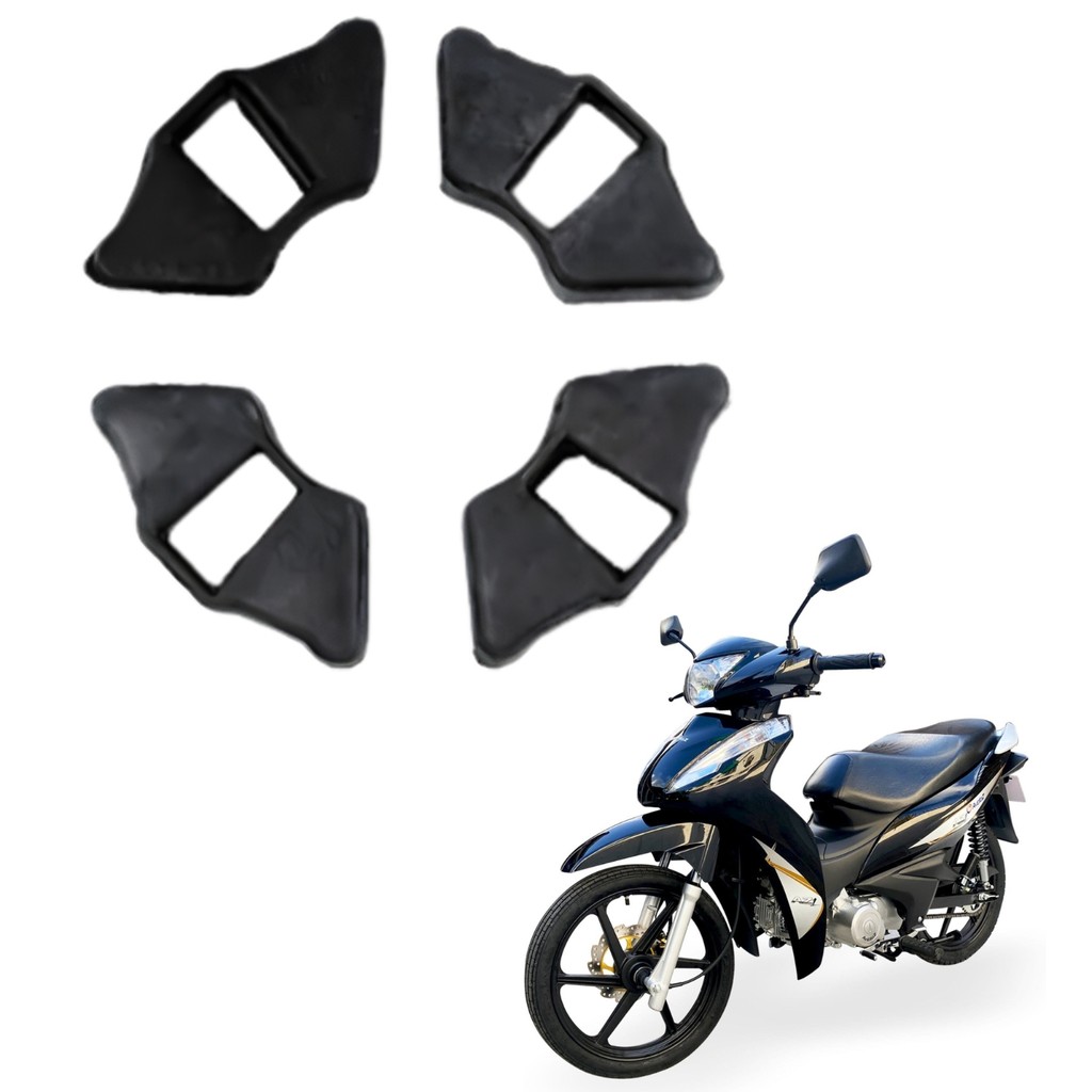 KIT 4 BUCHA COXIM COROA BORRACHA SMARTFOX AVELLOZ AZ1 C100 DREAM SHINERAY XY50 CRYPTON 105