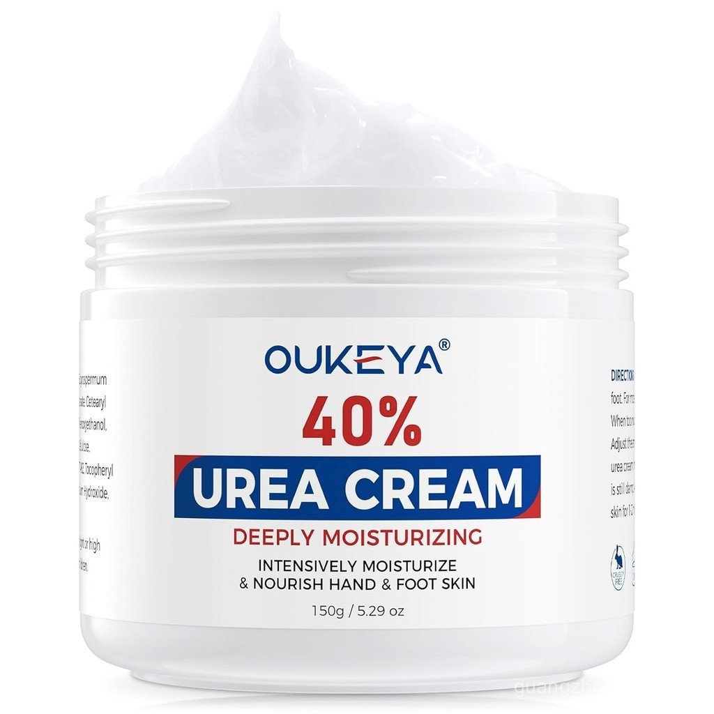 OUKEYA Nova Fórmula Creme De Uréia 40 Por Cento Para Pés Força Máxima , Loção De Tratamento Seco E Rachado Calcanhares De Mão Joelhos