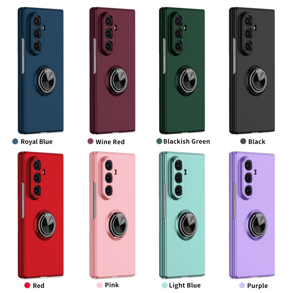 Samsung Galaxy Z Fold 7 6 5 4 3 2 Anti-Knock Anel De Dedo Bolsa De Telefone Dobra 7 Fold6 Fold5 Fold4 Fold3 Fold2 Metal