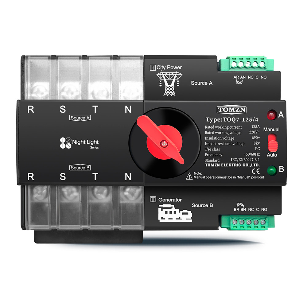 Chave Transferência Automática Tetrapolar 125a 230v 4 Polos