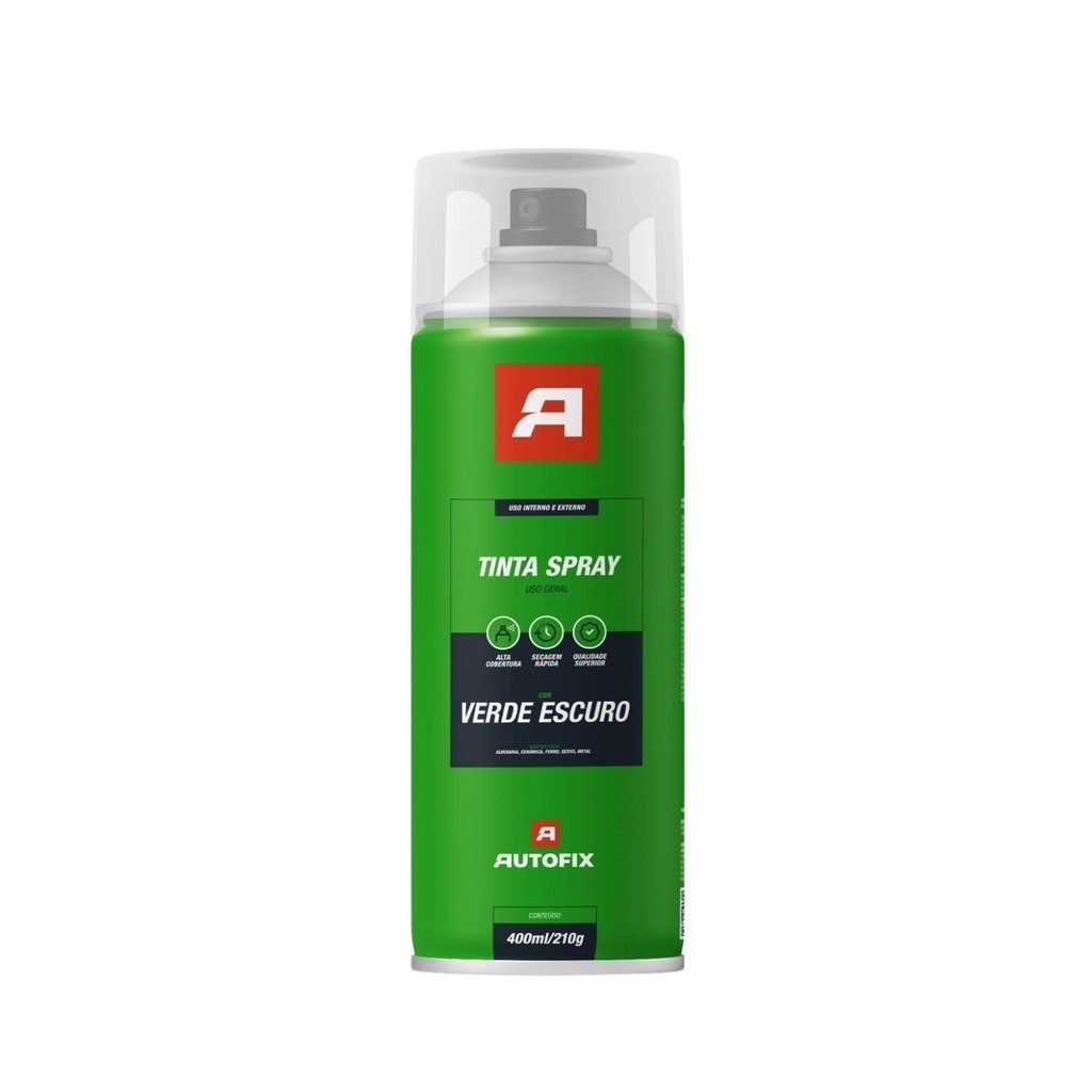 6 Tinta Spray Verde Escuro   Plástico  400ml – garantia incrivelmente qualificado