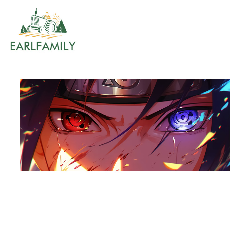 EARLFAMILY Naruto Tapa Adesivo De Carro Interessante Oclusão Zero CamperJDM Veículo Espelho Retrovisor Garrafa De Água D