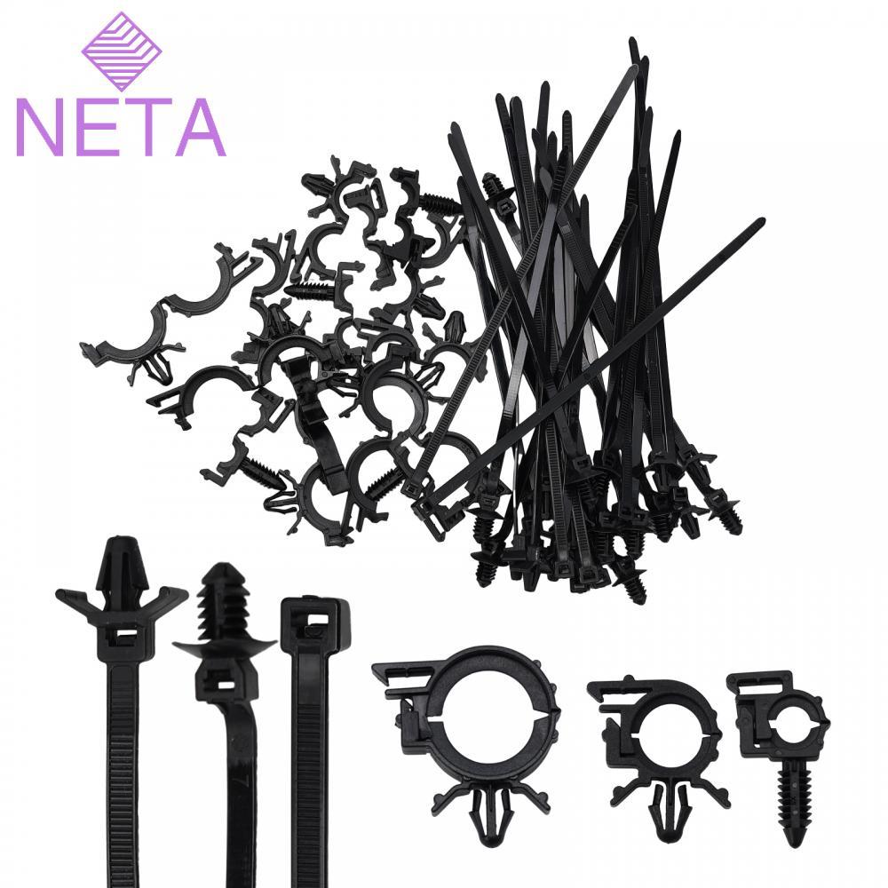 Empurre A Resistência Alta Da Amarração Do Fecho De Correr Cabo Montagem Para Abraçadeiras De Fiação Carro Com Clipes