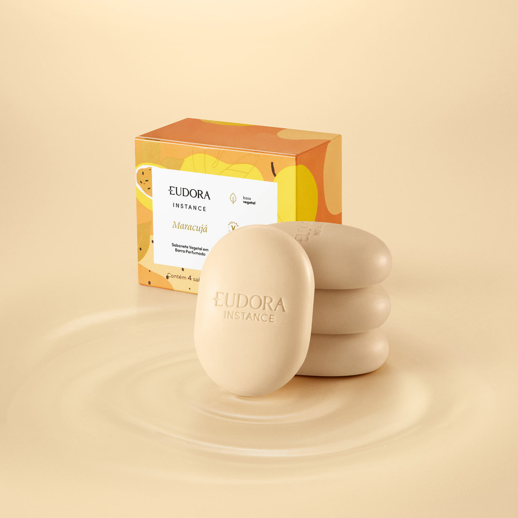 Eudora Instance Sabonete Vegetal em Barra Perfumado Maracujá 4x80g · foto 2