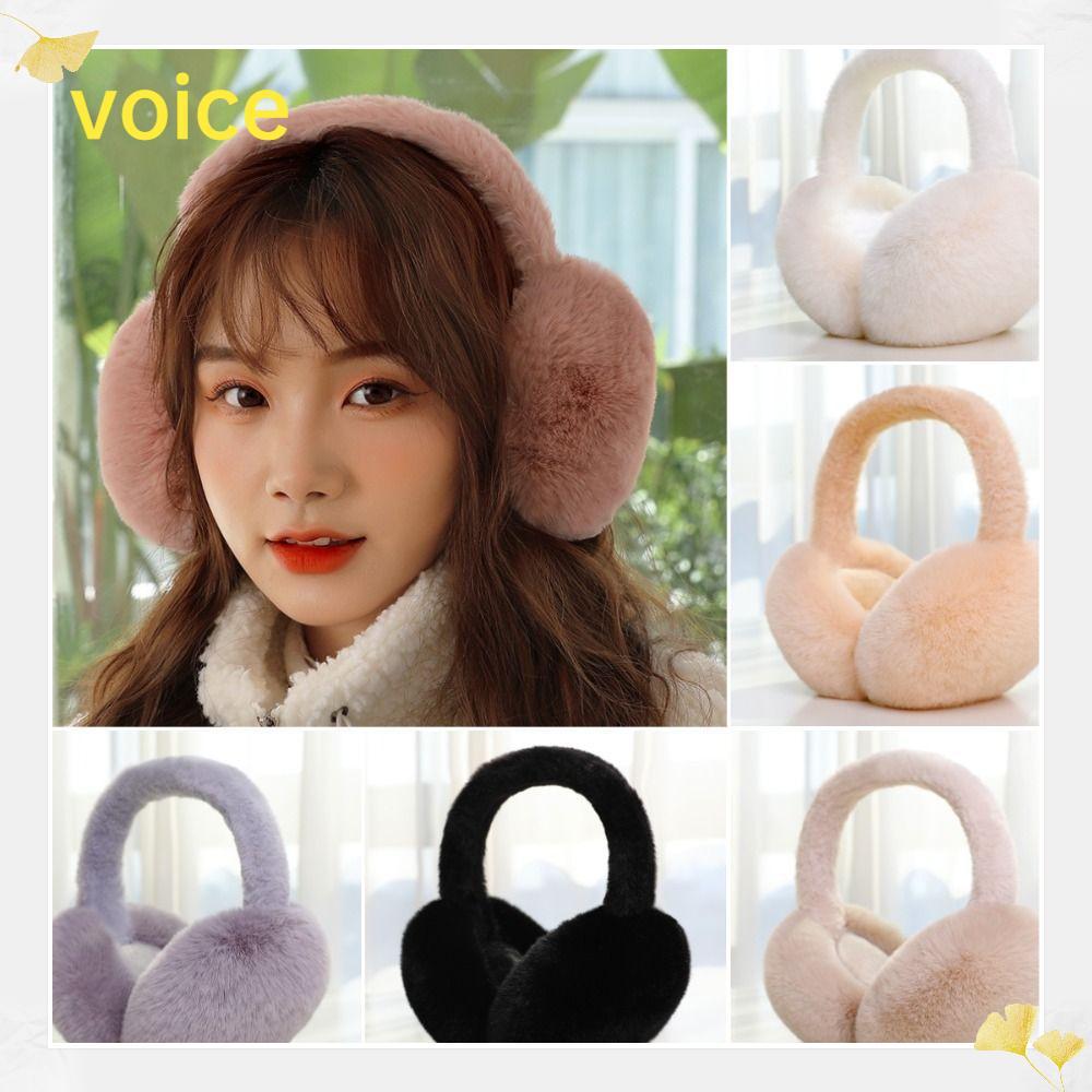 Aquecedor De Orelha De Pelúcia VOICE , Protetores Dobráveis De Inverno Com Proteção Contra Frio , Capa De Ouvido Quente 