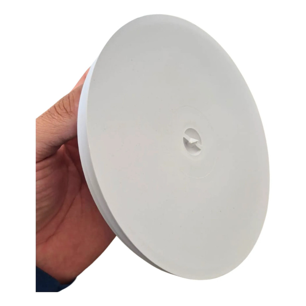 Tampa Cega Redonda Caixa Sifonada Pvc Branco Dn 150mm