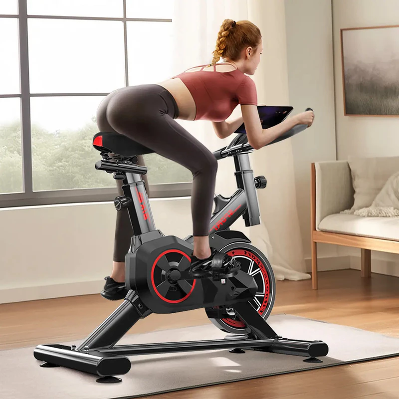 Bicicleta Ergométrica de Spinning Profissional para Academia 120kg Preto — foto 2