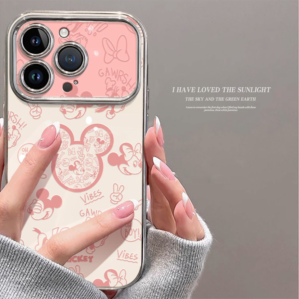 Capinha capa Linha Mickey Mouse Adequado Para iPhone 17 11 12 13 15 14 16 Pro Max XR XS Max Capa TPUchoque