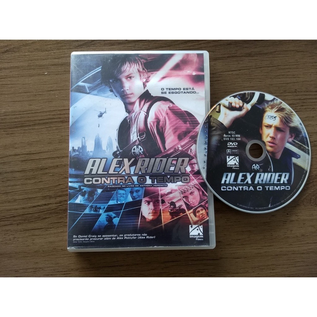 DVD ALEX RIDER - CONTRA O TEMPO - ORIGINAL