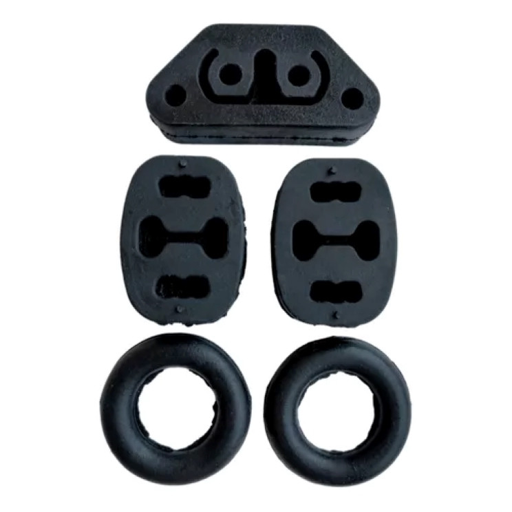Borracha Coxim Escapamento Fiat Uno Kit 5 Unidades