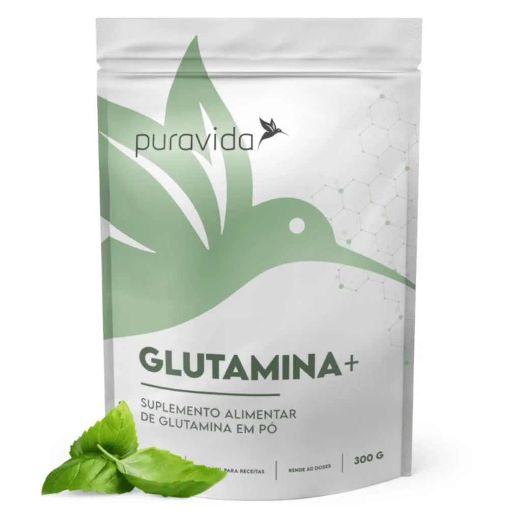 Glutamina + Refil 300g Pura Vida