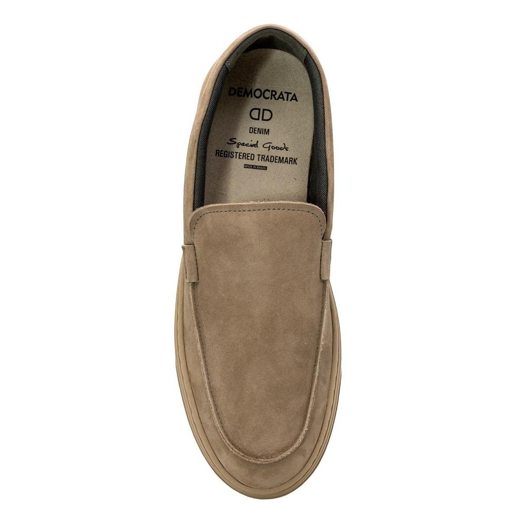 Tênis de Couro Democrata Masculino Bill Slip On 240904 · foto 2