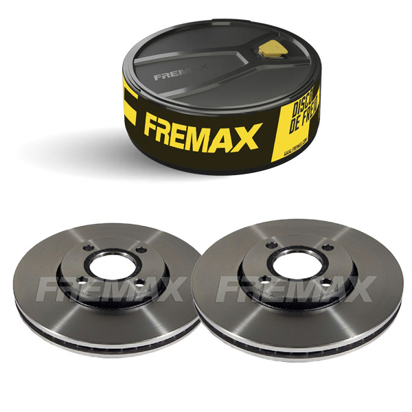 Par Disco de Freio Ventilado FIAT IDEA 1.4 2005 a 2016