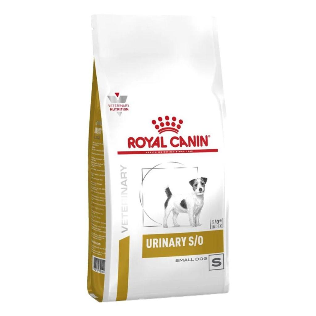 Ração Seca Royal Canin Veterinary Urinary S/O Small Dog para Cães Porte Pequeno com Cálculos Urinários