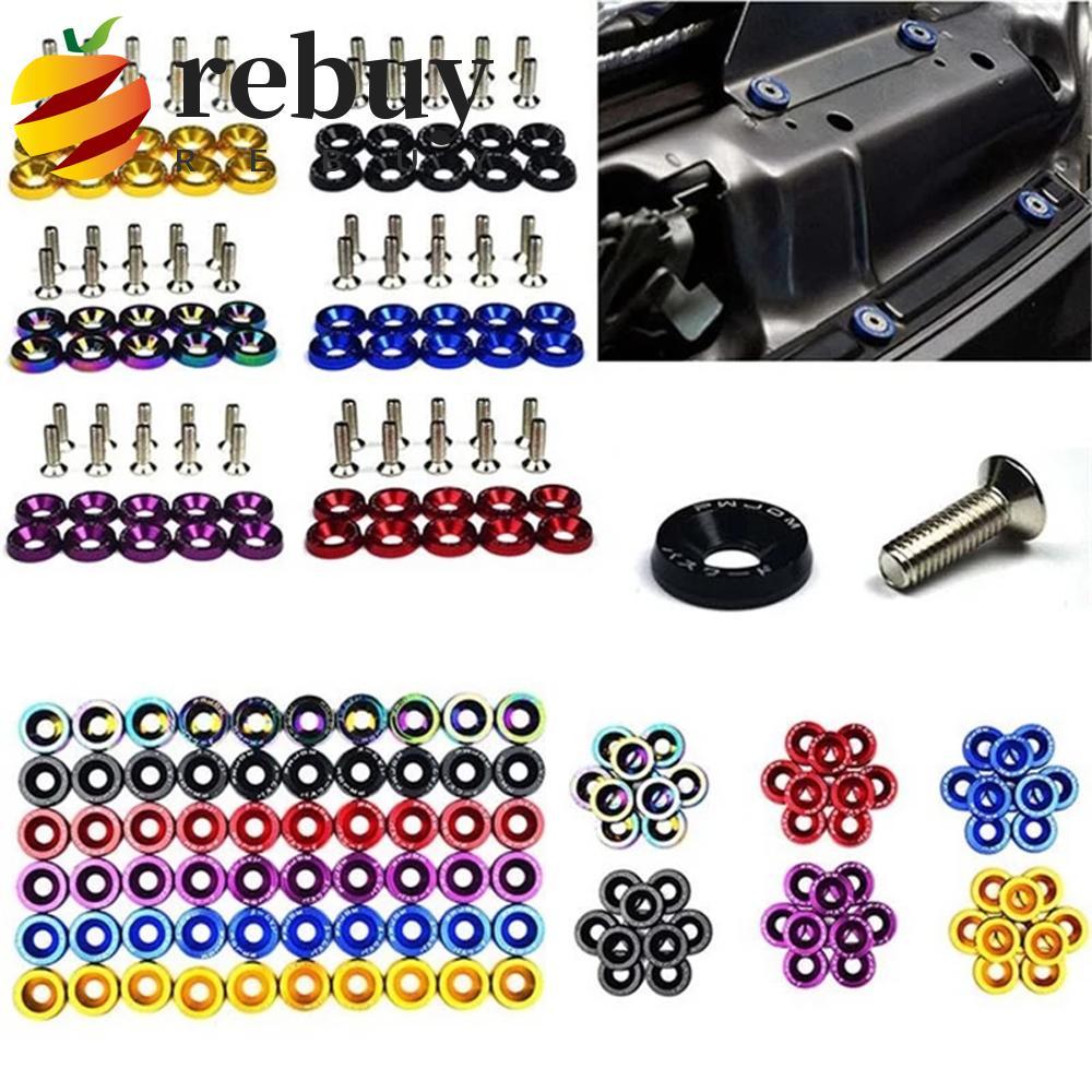 Fender REBUY1 Arruela Modificada De Carro , Alumínio , Estilo Fixadores Para-Choque Motor , JDM
