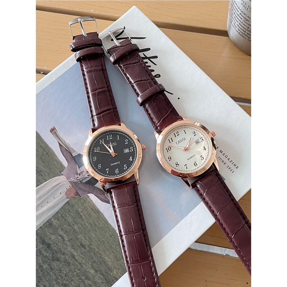 relogio feminino pequeno relogio feminino Relógio feminino exame silencioso dedicado relógio senhoras Retro estudantes d