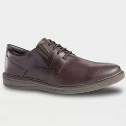 Sapato Social Rafarillo Couro Boston Masculino - Marrom Escuro