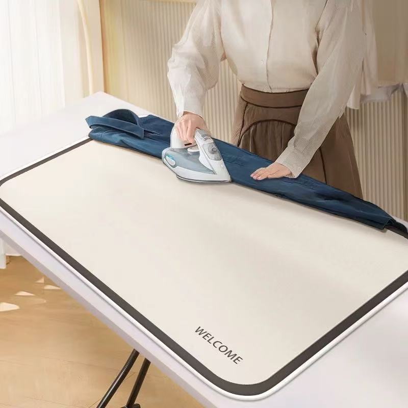 Tapete de passar roupa para uso doméstico, almofada isolante térmica para passar roupas, pequeno, portátil, dobrável, ad
