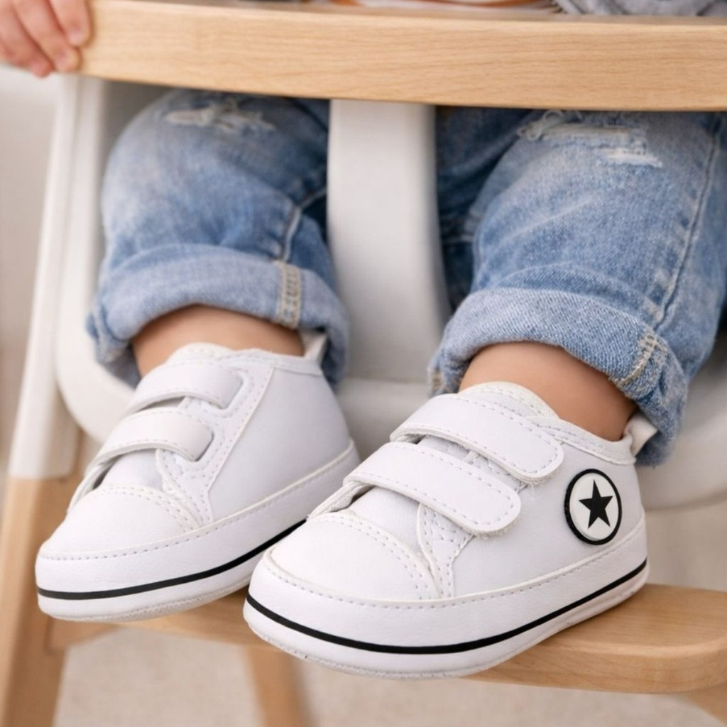 Tênis Bebê Starzinho Infantil Unissex Strela Star Baby em Oferta na Shopee