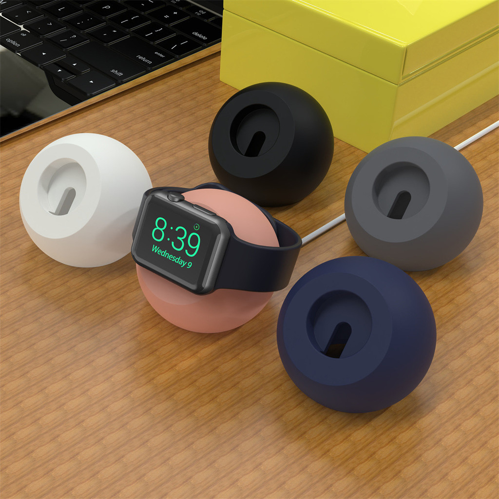Adequado para Apple Watch 1-7 geração esférico magnético suporte de carregamento