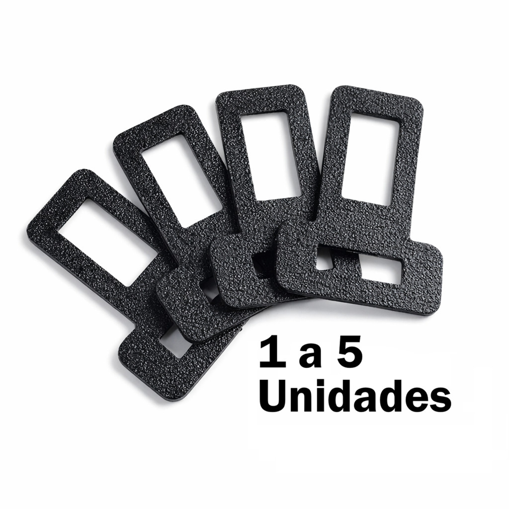 Kit Fivela cinto segurança anti alarme Sonoro Lingueta Clip Universal para carros Unidades Cancela