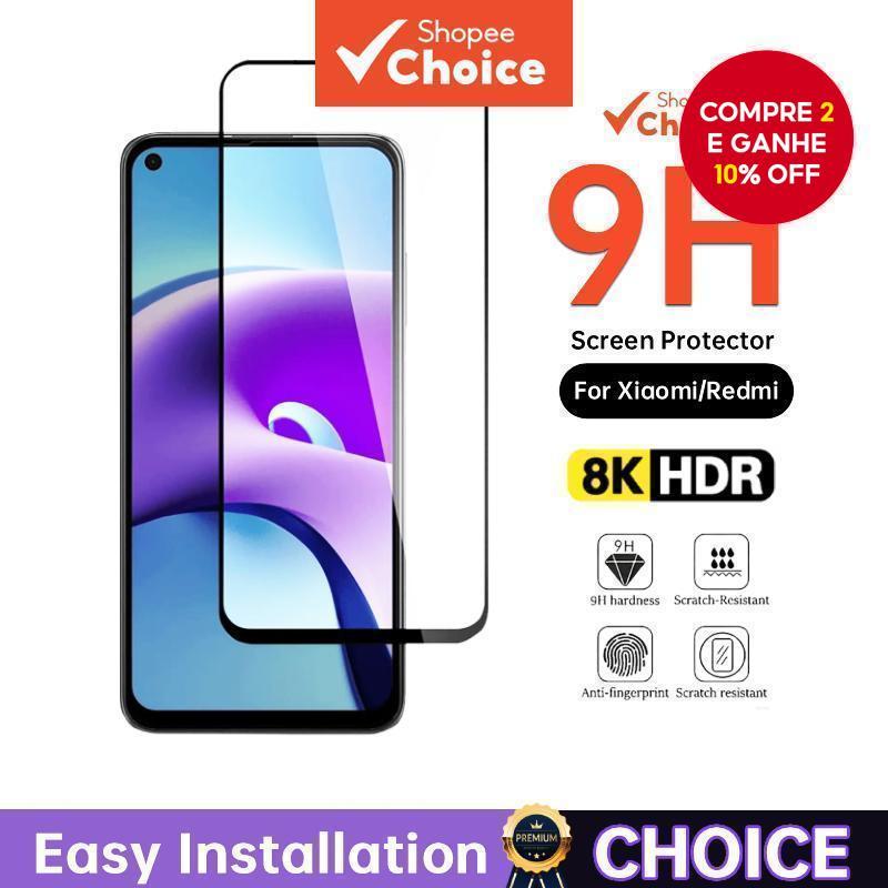 Ultra HD Protetor de Tela Inteira em Vidro Temperado Para Xiaomi 10T 14T Redmi Note 11 12 13 14 Pro POCO X7Pro M7