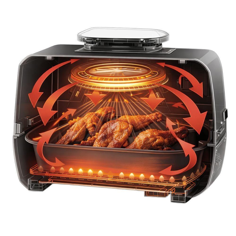 Fritadeira Elétrica Air Fryer 12 Em 1 Barbecue Gallant 6,5L One-Touch GFE06 220V (GFE06BTA-PT220) · foto 2