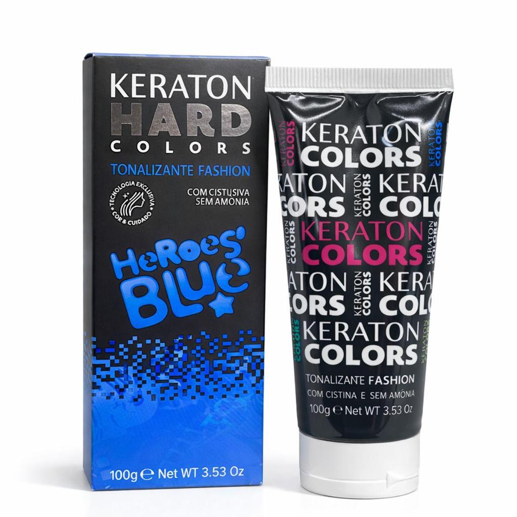 TONALIZANTE KERATON HARD COLORS HEROES BLUE 100G