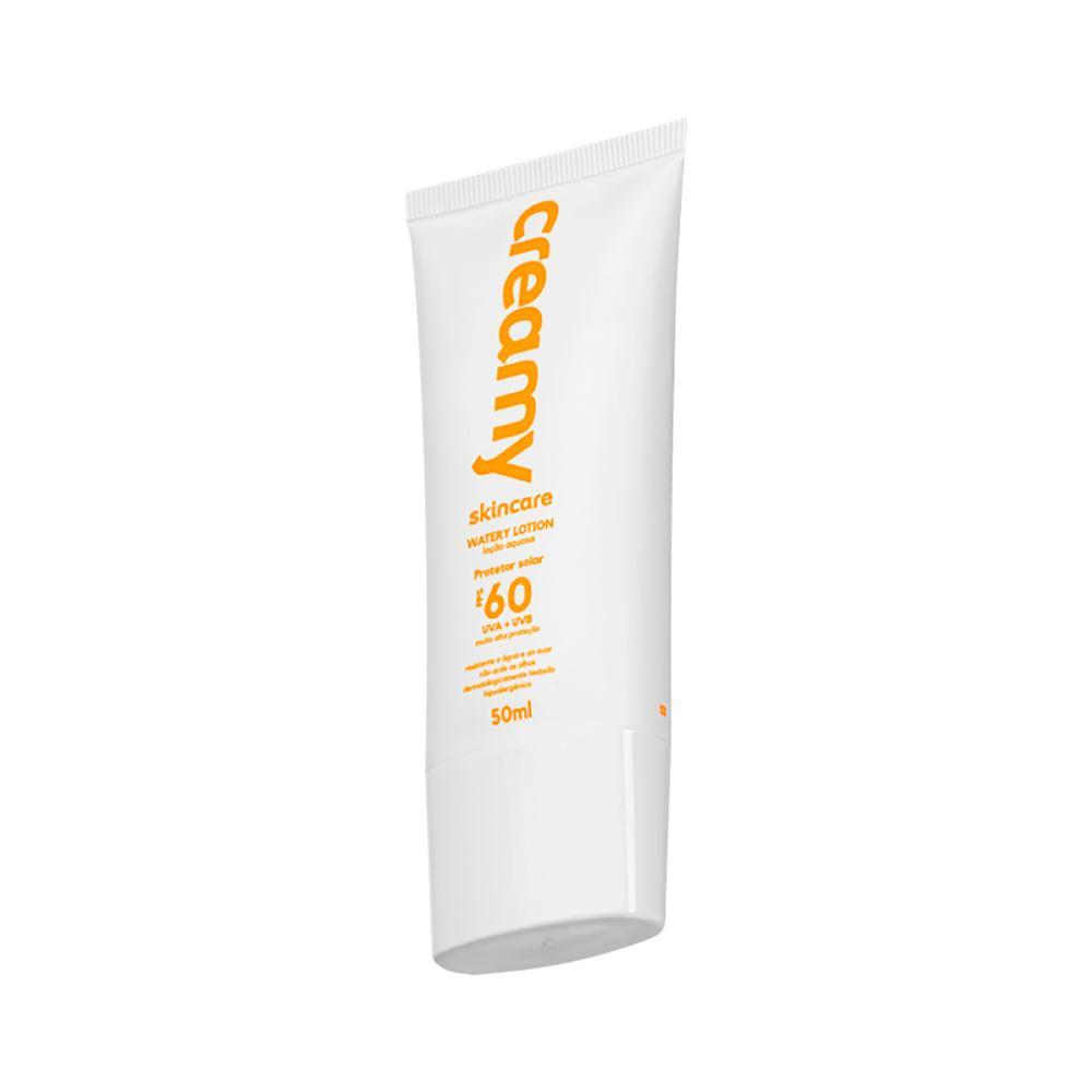 CREAMY SKINCARE PROTETOR SOLAR WATERY LOTION 50ML FPS60 LOCAO