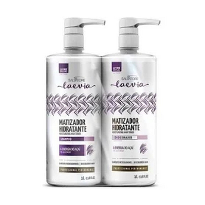 KIT MATIZADOR SH + COND 1L LAEVIA em Oferta na Shopee