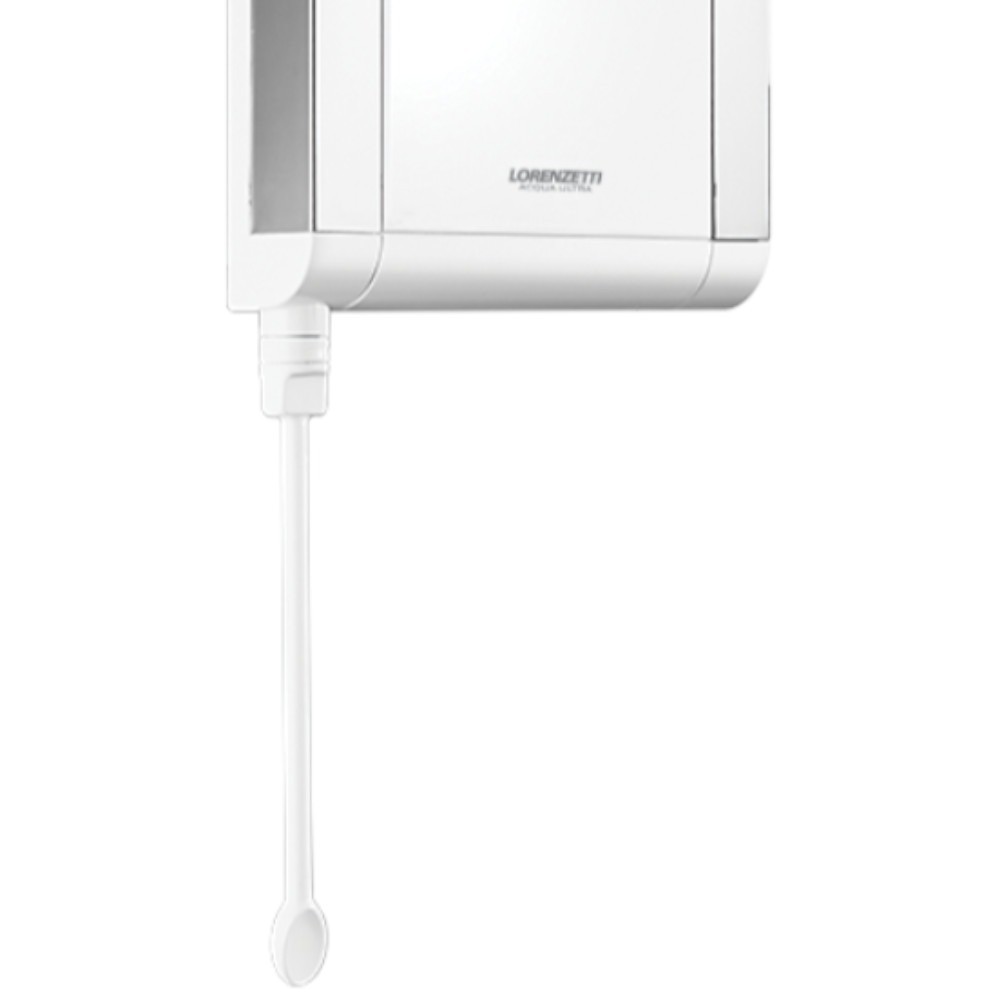 Detalhes do Chuveiro eletrônico 7800 watts 220V branco cromado - Acqua Duo Ultra - Lorenzetti (220V 7800W)