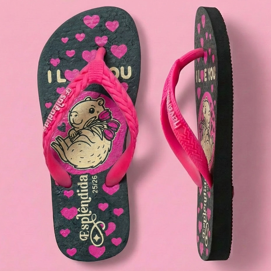 Chinelo Infantil Menina Leve e Confortável Volta às Aulas Envio Rápido Vários Modelos em Oferta na Shopee