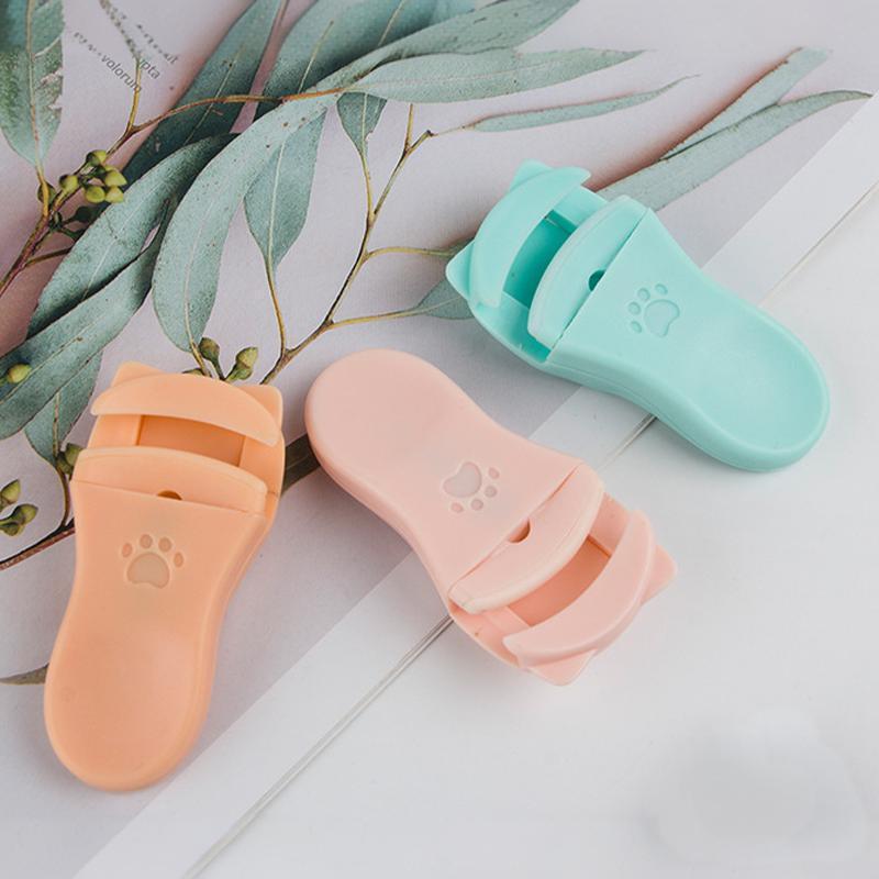 Kit Mini Portátil de Curvador de Cílios - Design Amplo, Suave e Não Prende a Pele, para um Efeito Naturalmente Curvado e