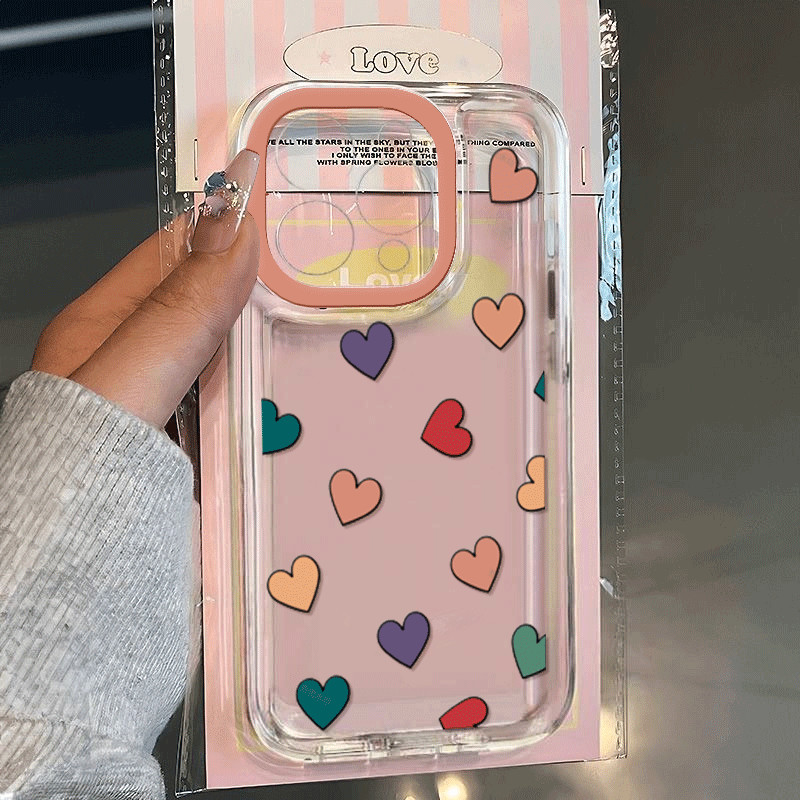 Capinha Capa Para Redmi A2 A3 12 13 15 POCO X3 X4 X5 X6 Note 11 12 Transparente À Prova de Choque Amor em Oferta na Shopee