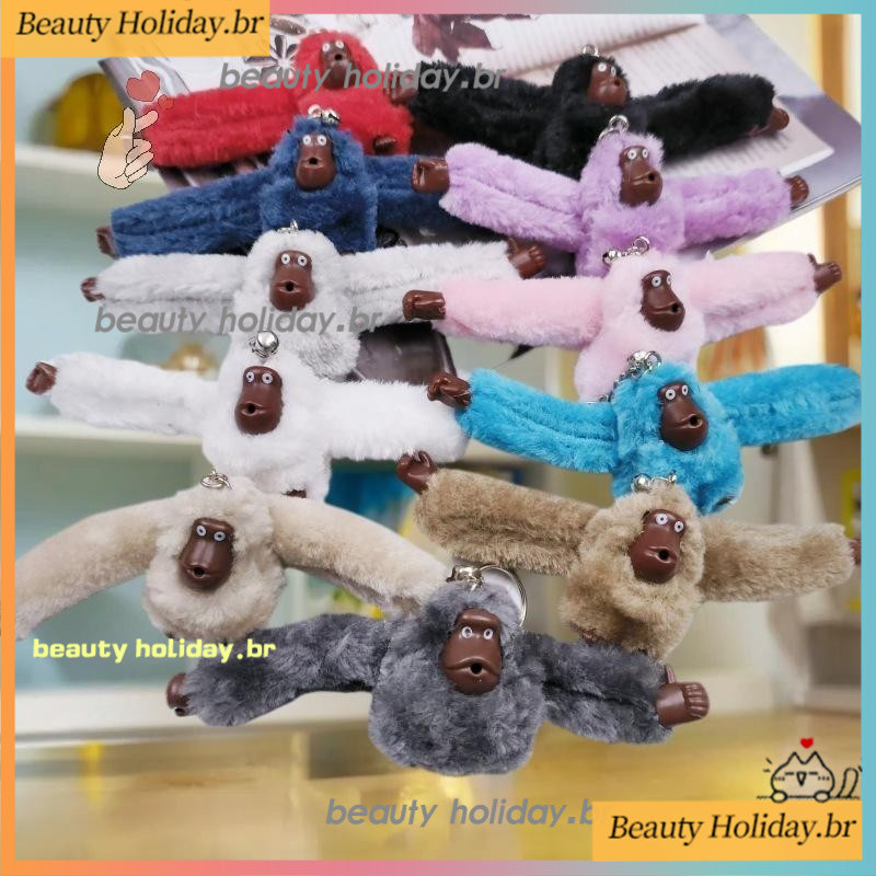 [Thm] Chaveiro De Macaco De Cauda Longa Fofo Desenho Animado Brinquedo De Pelúcia Bolsa De Boneca Acessórios Presente P