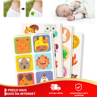 36-360 Adesivos Repelente Natural Infantil Anti Mosquito Não Tóxico em Oferta na Shopee